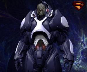 пазл Darkseid, тиран далекий мир Apokolips называемых космических богов.